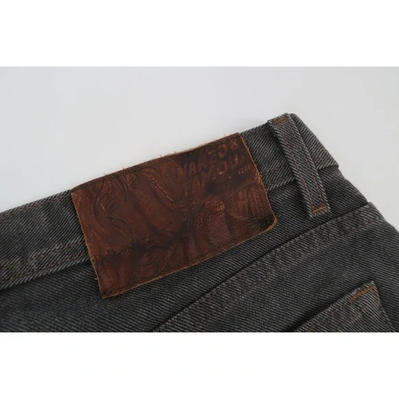 Naked & Famous Weird Guy Hunter Stretch Selvedge Denim Jeans Mens 32 Red Lined - Picture 6 of 13